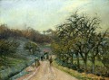Spur der Apfelbäume in der Nähe von osny pontoise 1874 Camille Pissarro